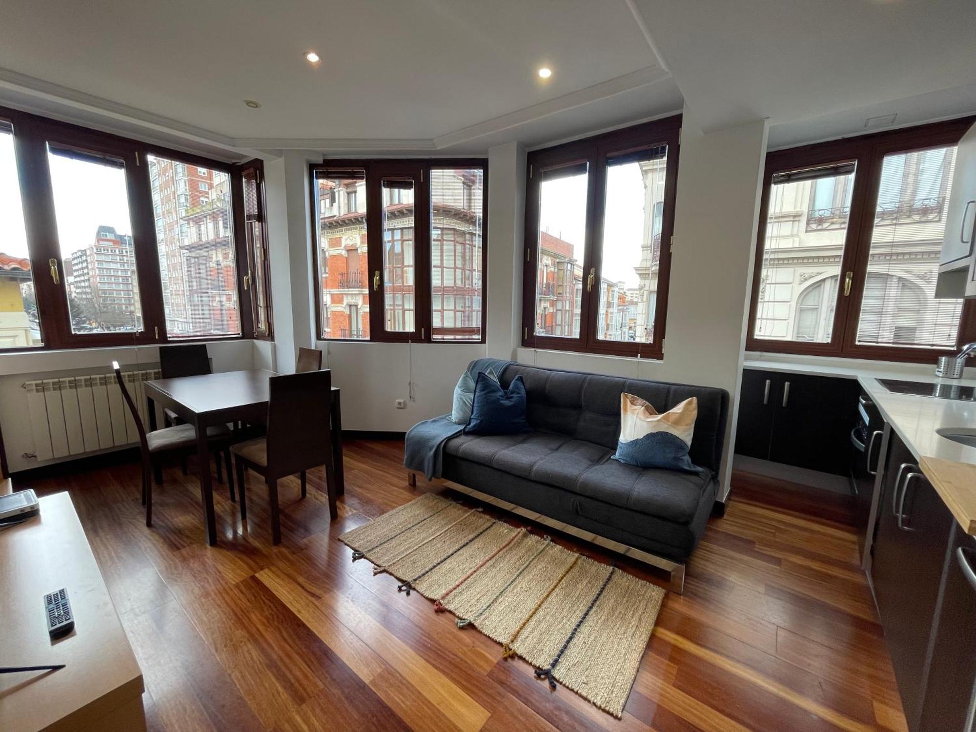 Atuaire Home Vivienda B Luminosa Parking Incluido En Plena Calle Comercial Burgo Exterior foto